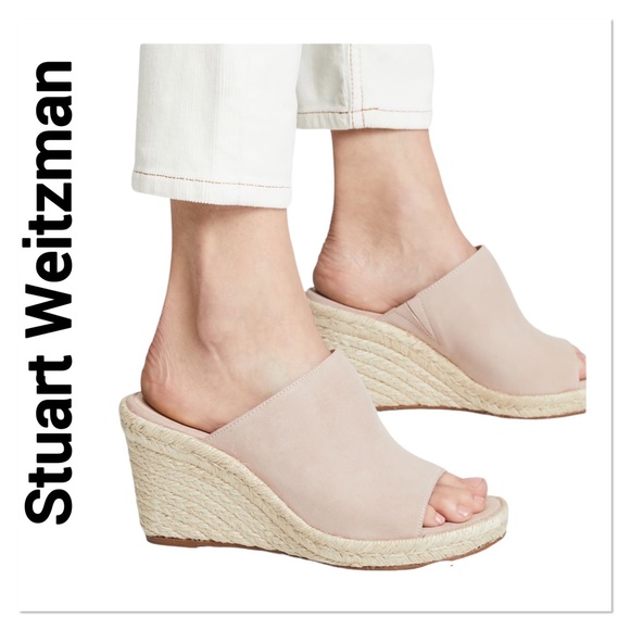 Stuart Weitzman Shoes - STUART WEITZMAN Espadrille Wedge Sandals size 10 NWT